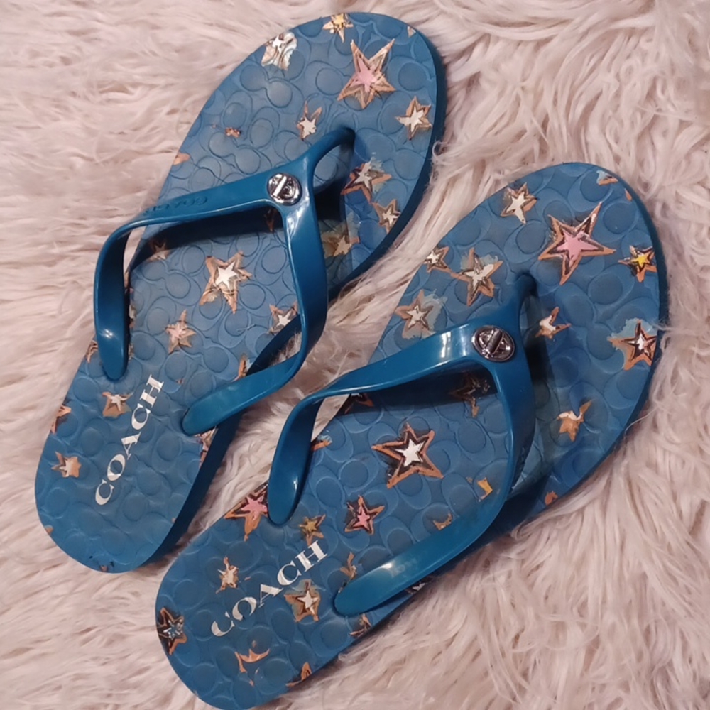 Coach flip flops